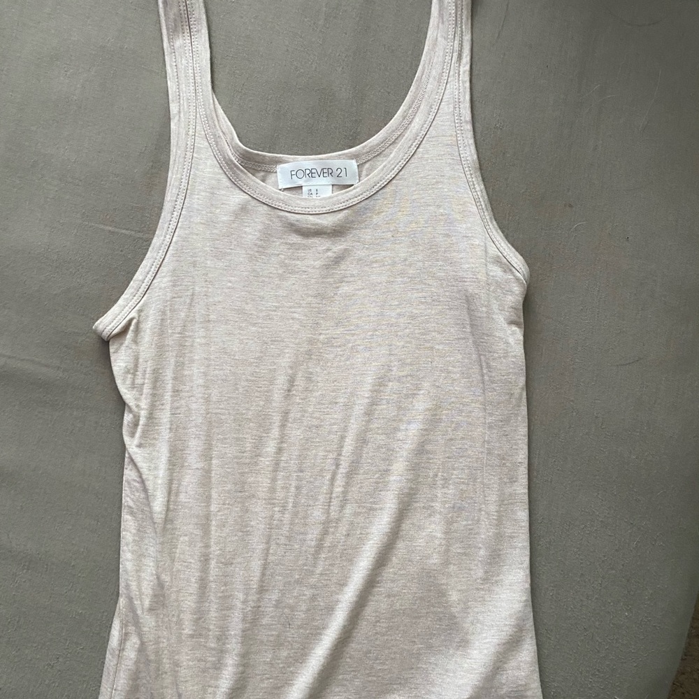 Beige tank